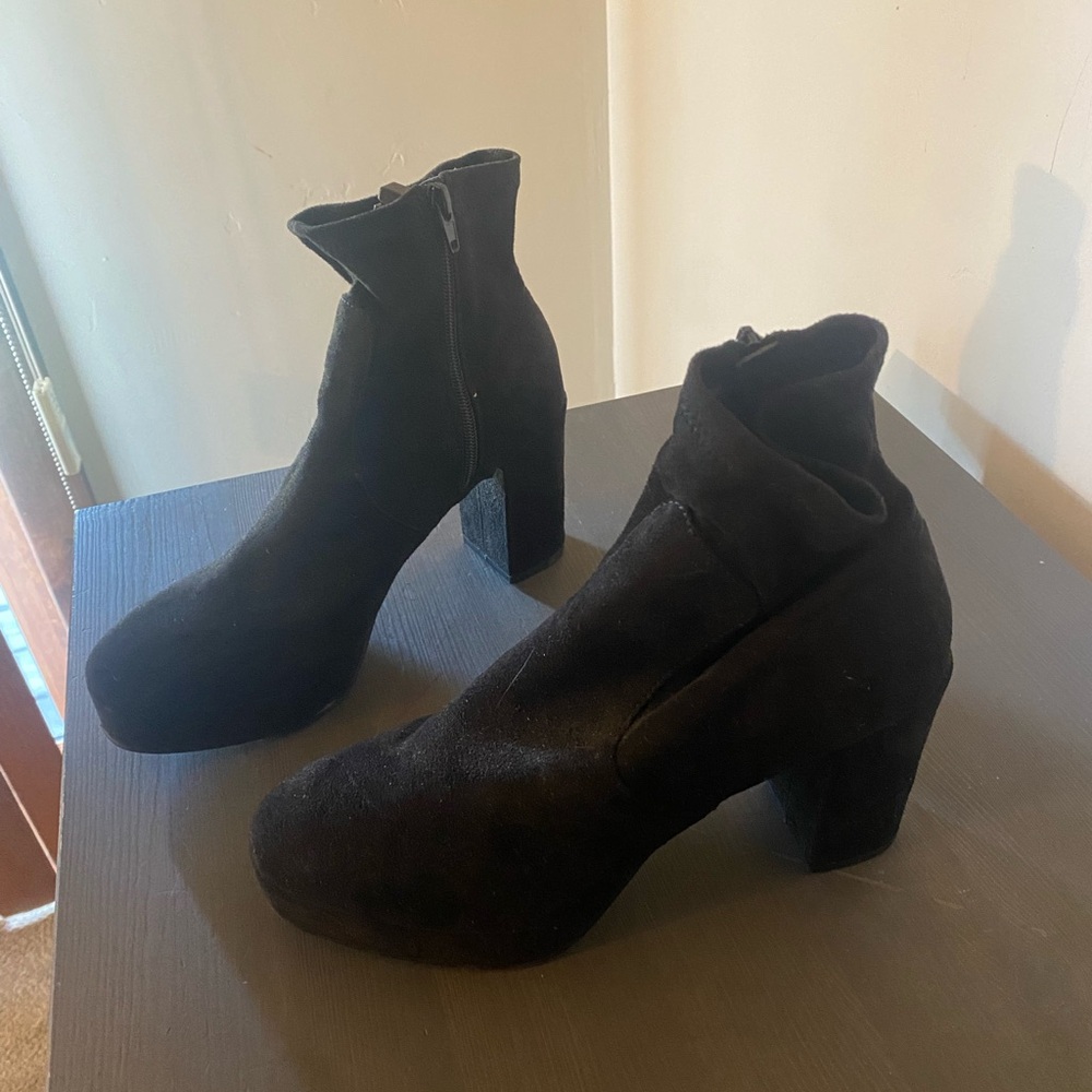 Black high heels